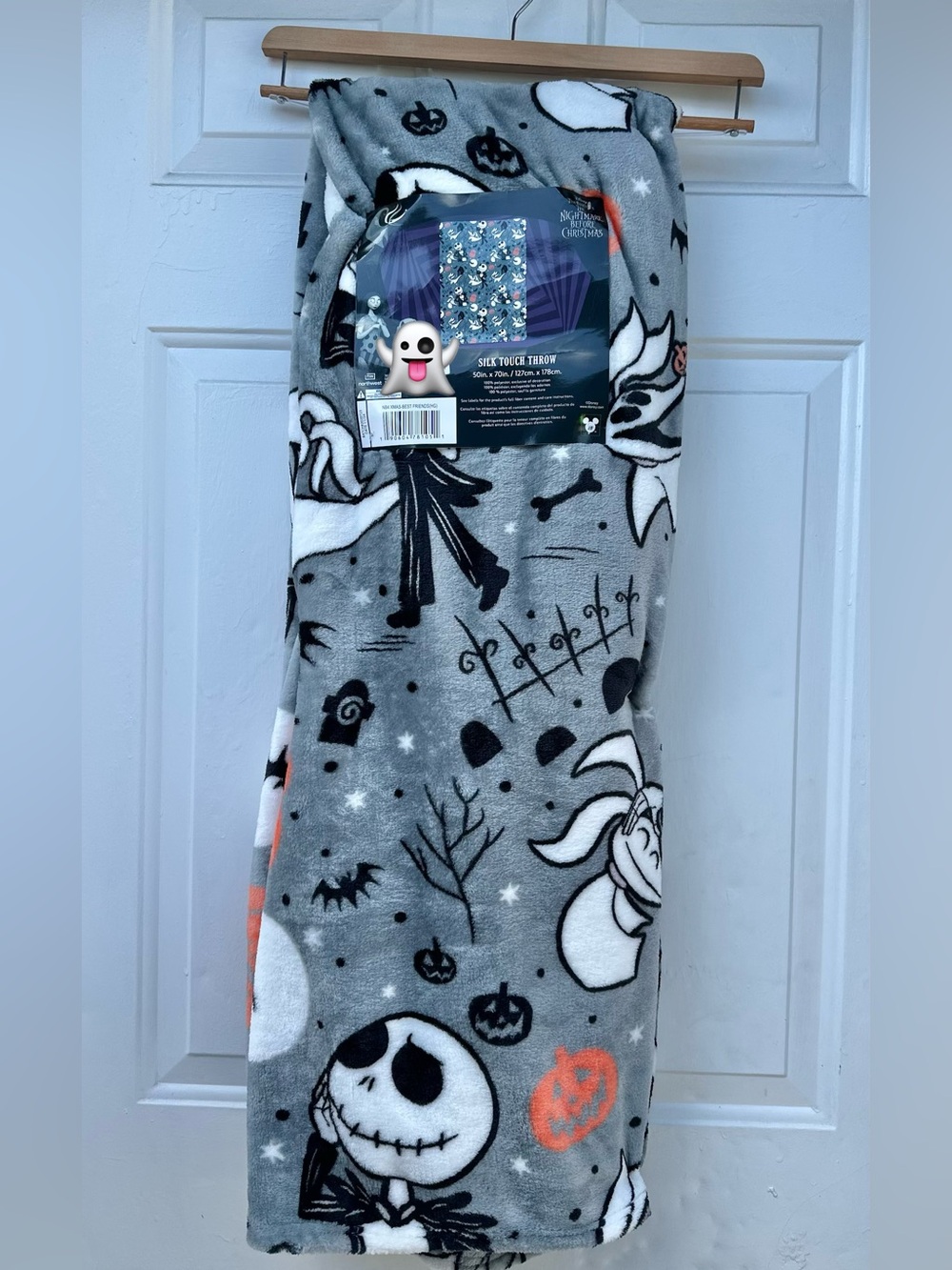 The Nightmare Before Christmas Halloween Throw Blanket